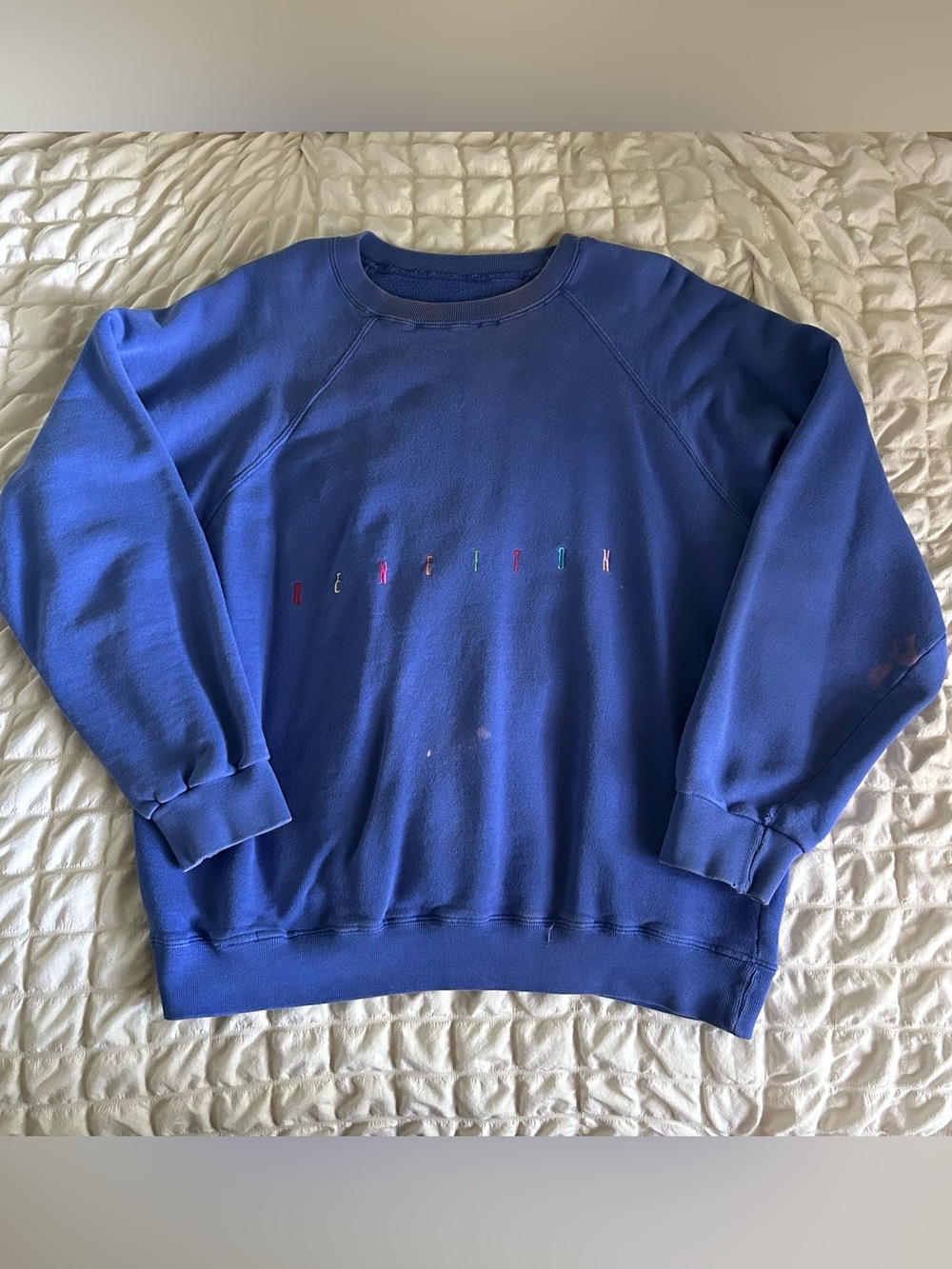 Vintage United Colors of Benetton Graphic Logo Crewneck